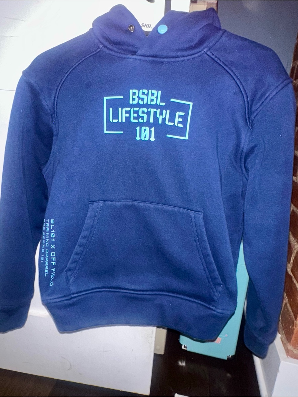 Lifestyle 101 Boys' Blue Graphic Hoodie Sweatshirt
